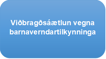 Hlekkur í viðbragðsáætlun vegna barnaverndartilkynninga