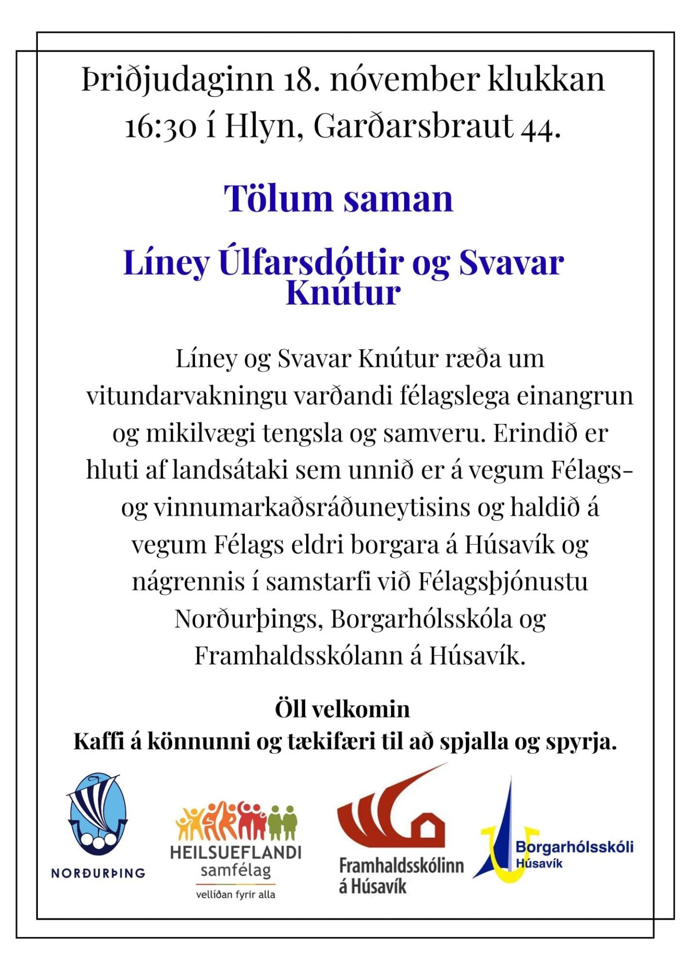 Fyrirlesturinn Tölum saman