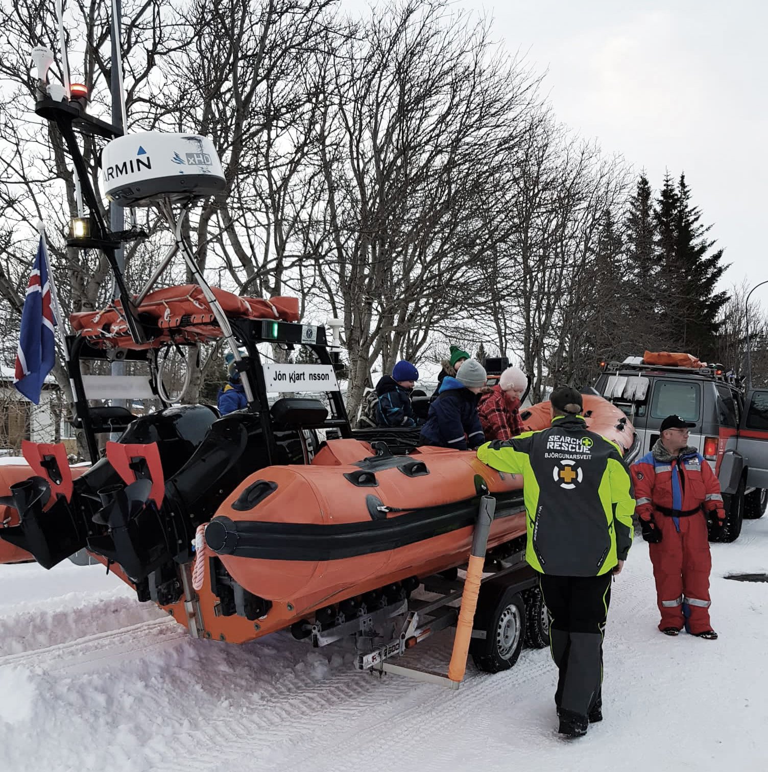 Viðbragðsaðilar við Grænuvelli í tilefni 112 dagsins