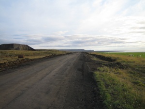 Vegagerð í Núpasveit