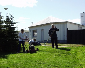 Nemendur í vinnuskóla