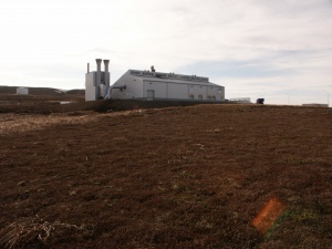 Sorpmóttökustöð við Víðimóa á Húsavík