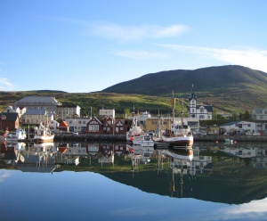 Frá hafnarsvæðinu á Húsavík