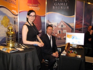 Sunna og Heimir í bás Norðursiglingar