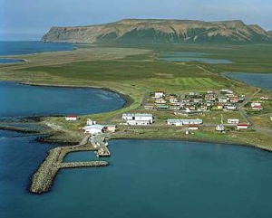 Séð yfir Kópasker