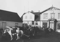 Þar sem nú er veitingahúsið Salka