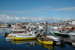 Smábátar í Húsvíkurhöfn