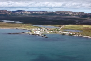 Séð yfir Kópasker - mynd Hörður Geirsson