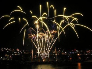 Áramótabrenna 2009