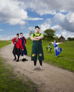 Leiksýning í skrúðgarðinum á Húsavík