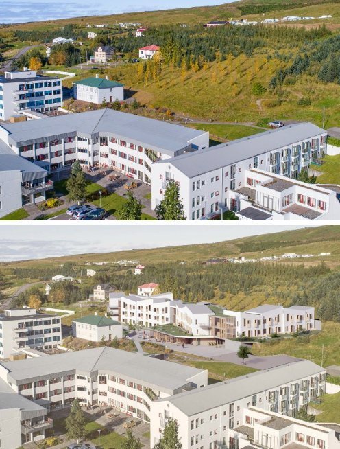 mynd/Gaukur Hjartarson og Arkís sem átti vinningstillögu í samkeppni um hönnun á hjúkrunarheimili á …