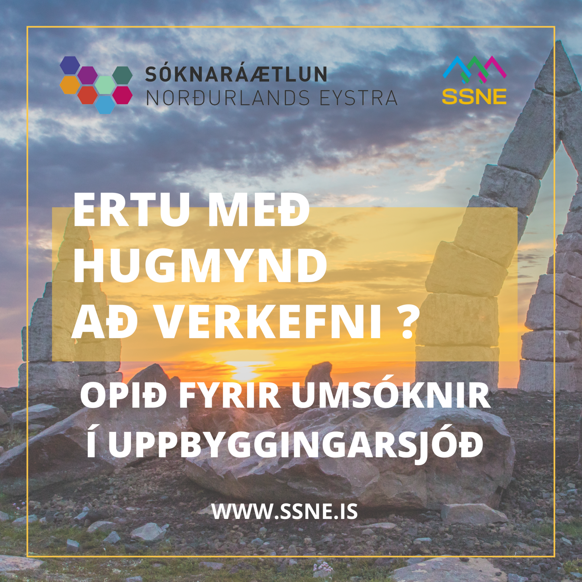Ertu með hugmynd að verkefni?