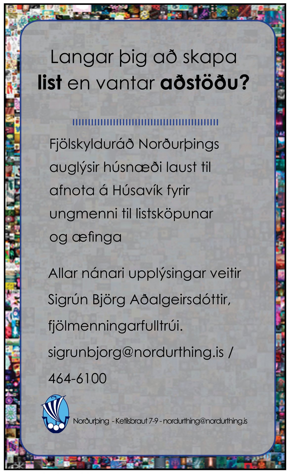 Langar þig að skapa list?