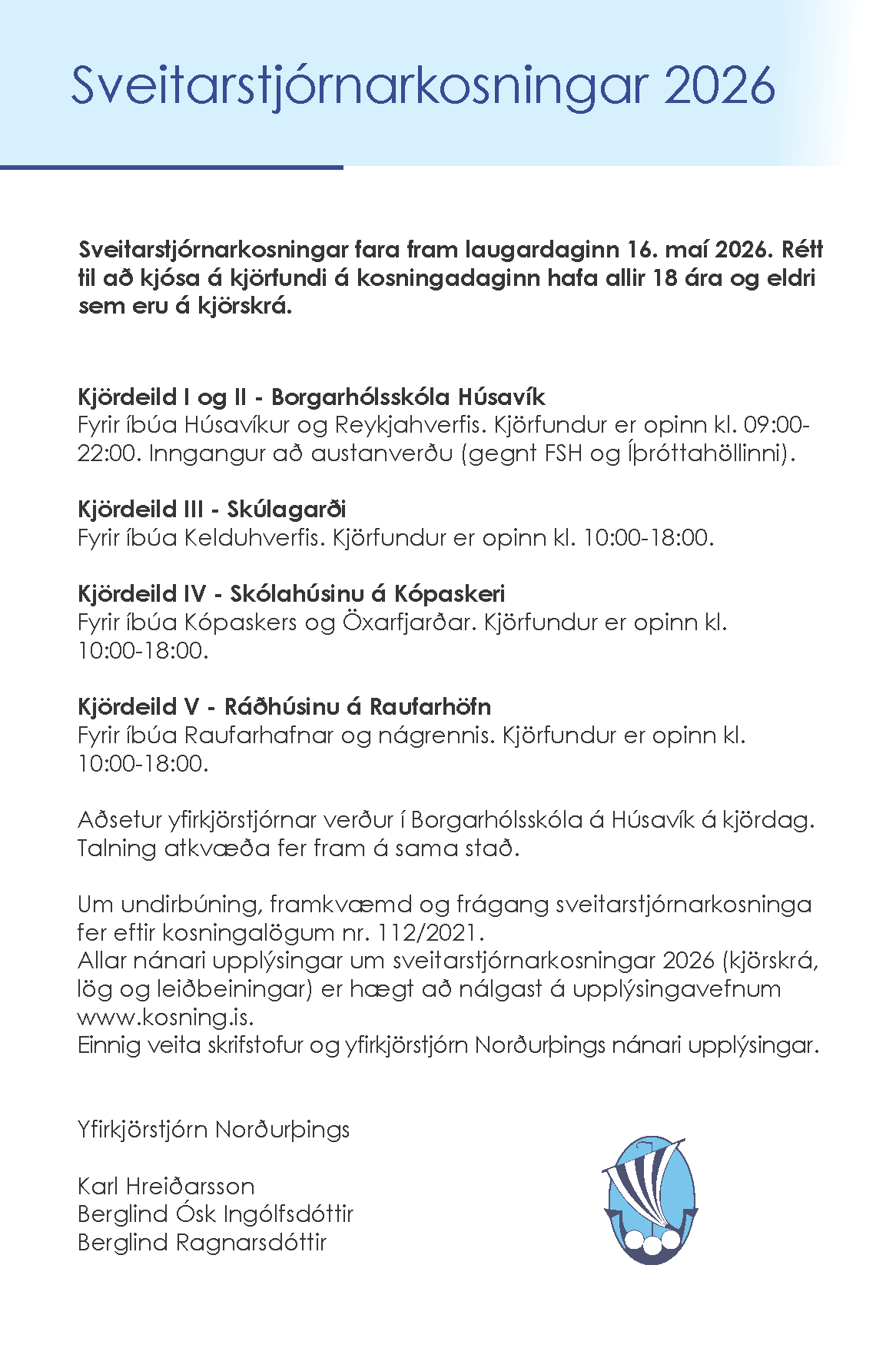 Kjörstaðir Norðurþings