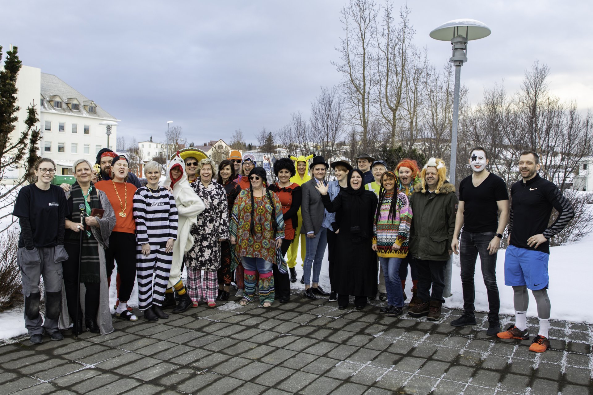 Starfsfólk stjórnsýsluhúss Norðurþings á Húsavík tók öskudaginn  að sjálfsögðu hátíðlegan í gær og k…