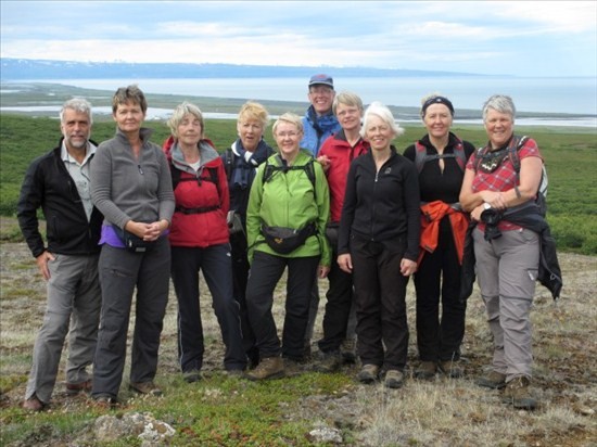 Úr göngu ferðafélagsins um Öxarfjörð 2013