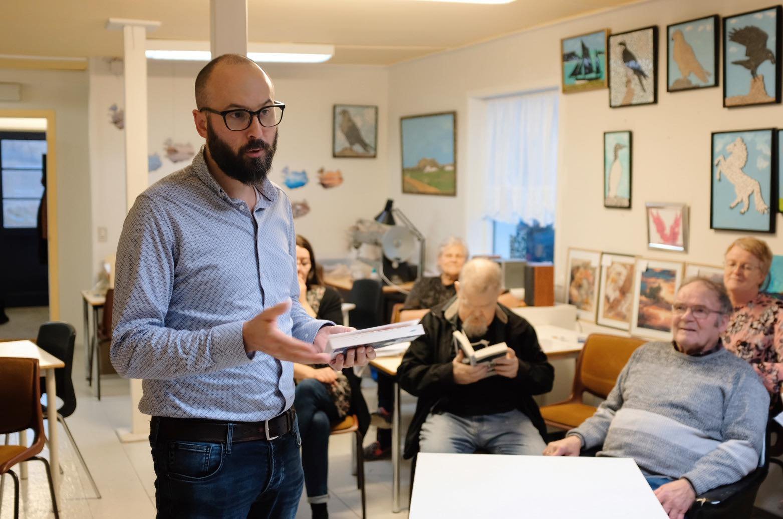 Rithöfundurinn Joachim B. Schmidt á Raufarhöfn