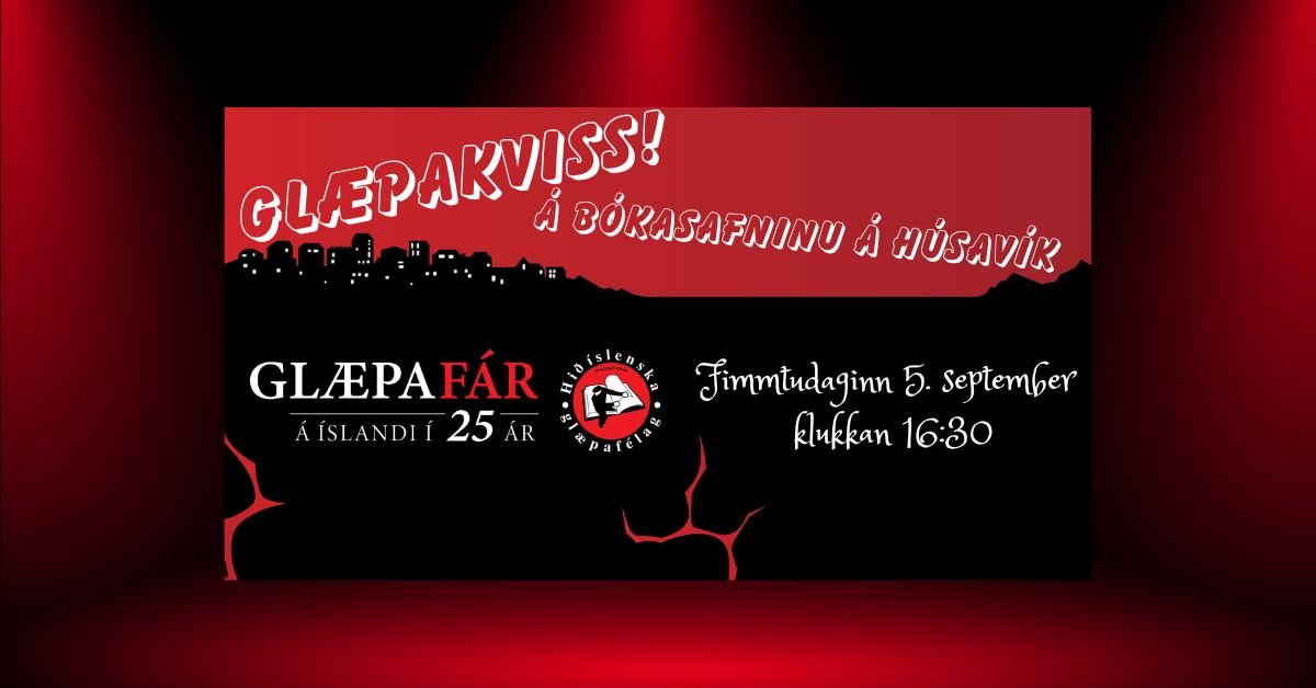 Glæpakviss á bókasafninu á Húsavík