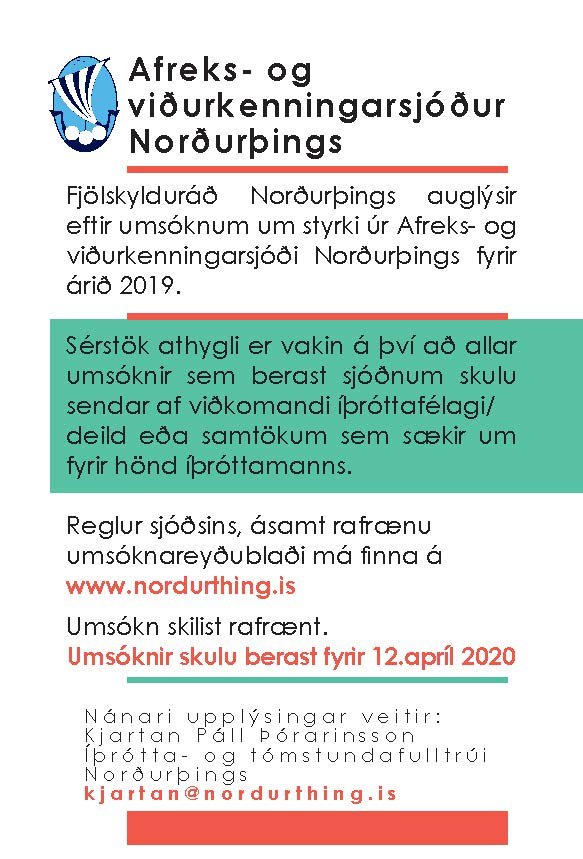 Afreks- og viðurkenningarsjóður Norðurþings