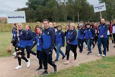 Fulltrúar Norðurþings í skrúðgöngunni