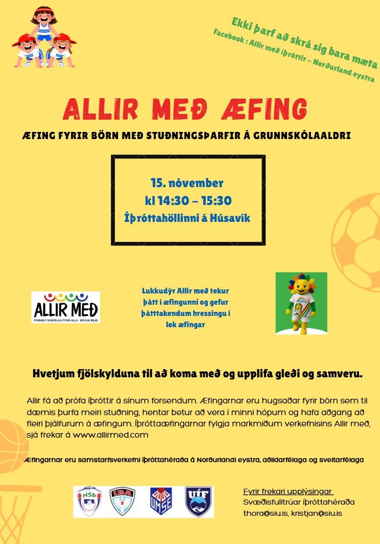 Allir með! Æfing