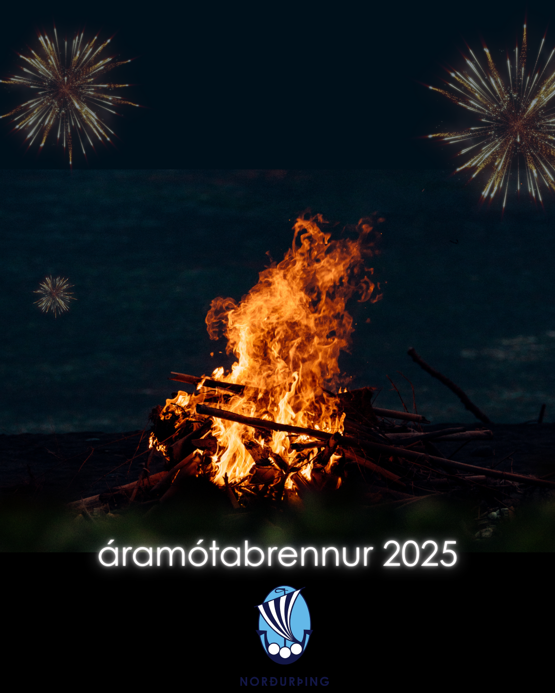 Áramótabrennur í Norðurþingi 2025