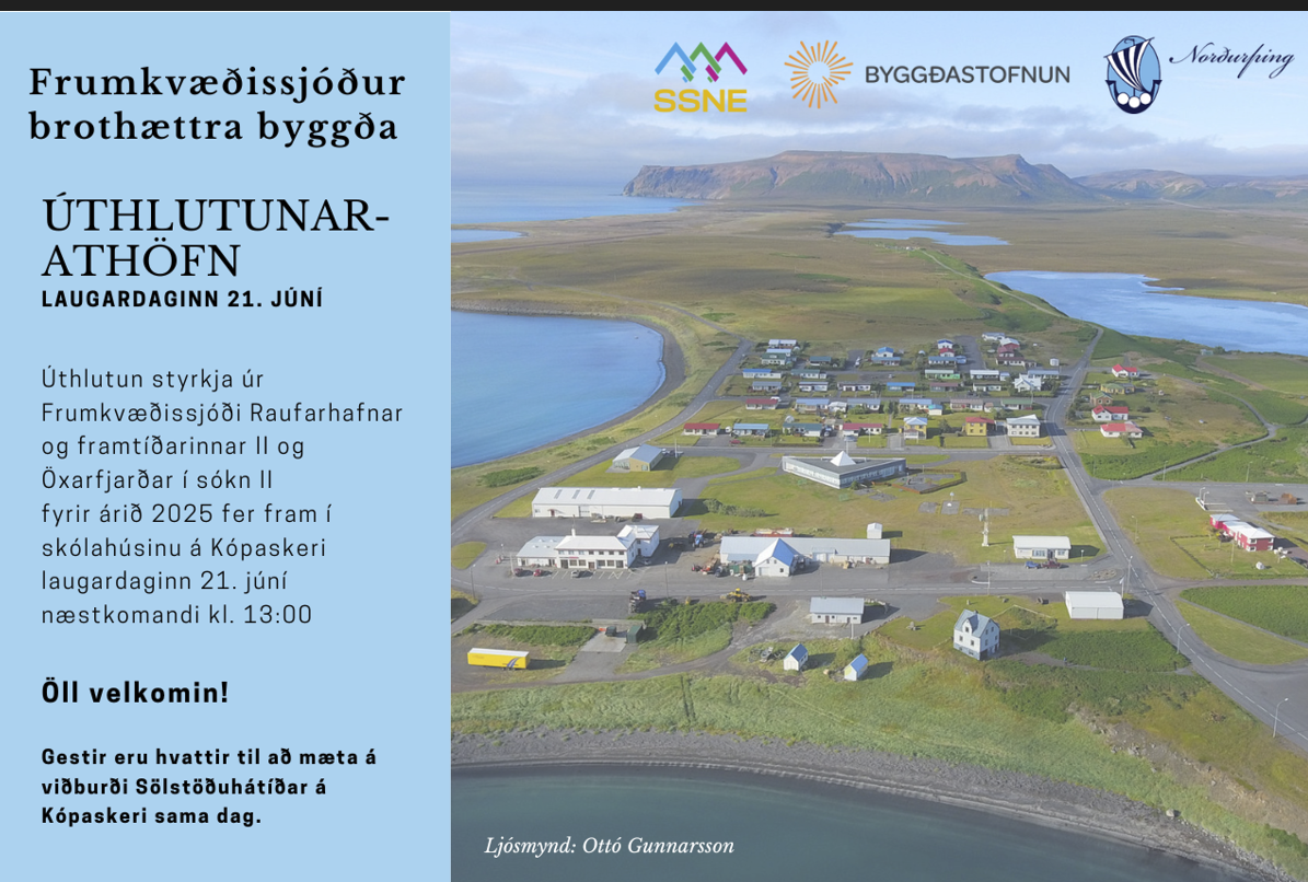 Úthlutun úr frumkvæðisstjóði BbII
