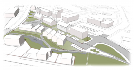 Teikning af Búðarvöllum