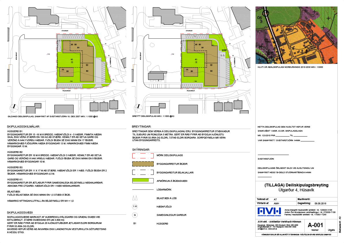 Tillaga að breyttu deiliskipulag Útgarðs 4