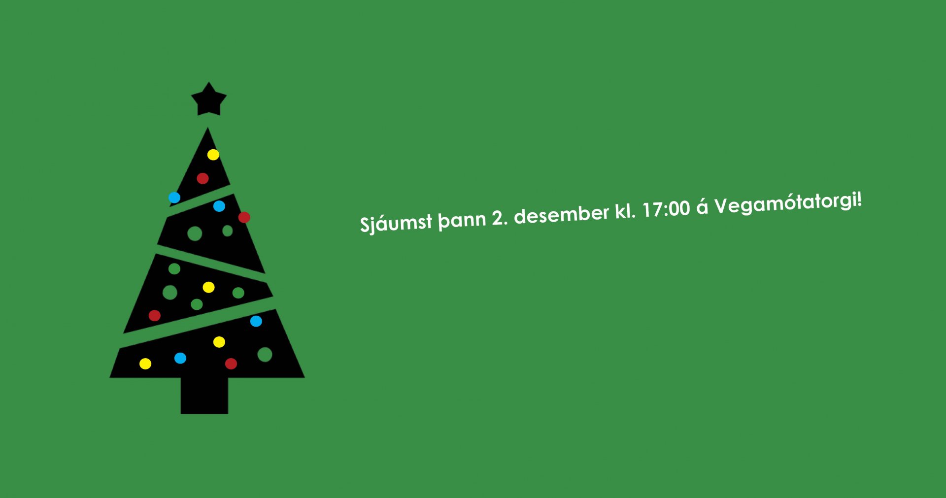 Tendrun jólatrés á Húsavík