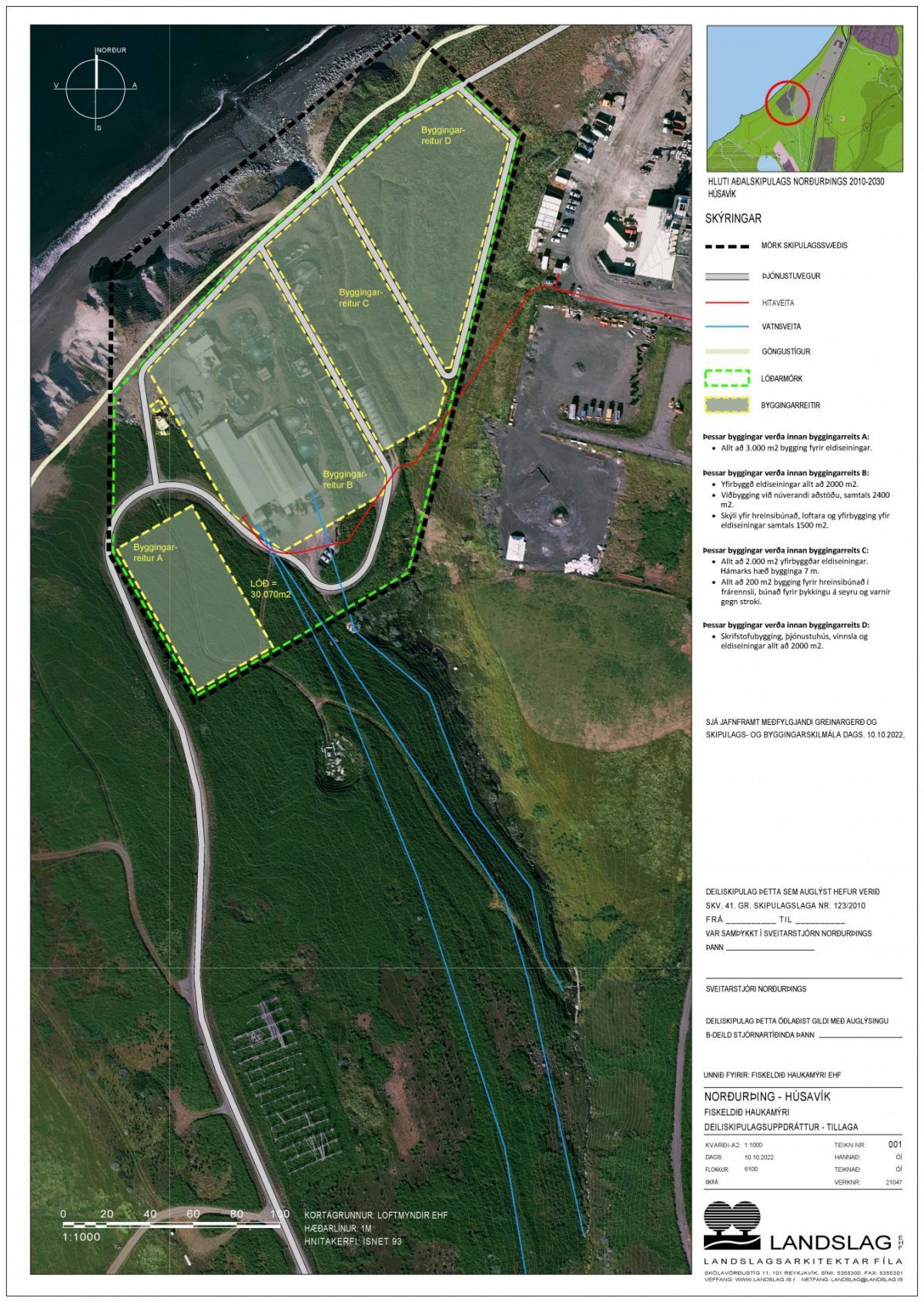 Kynning á tillögu að deiliskipulagi Fiskeldis Haukamýri á  Húsavík.