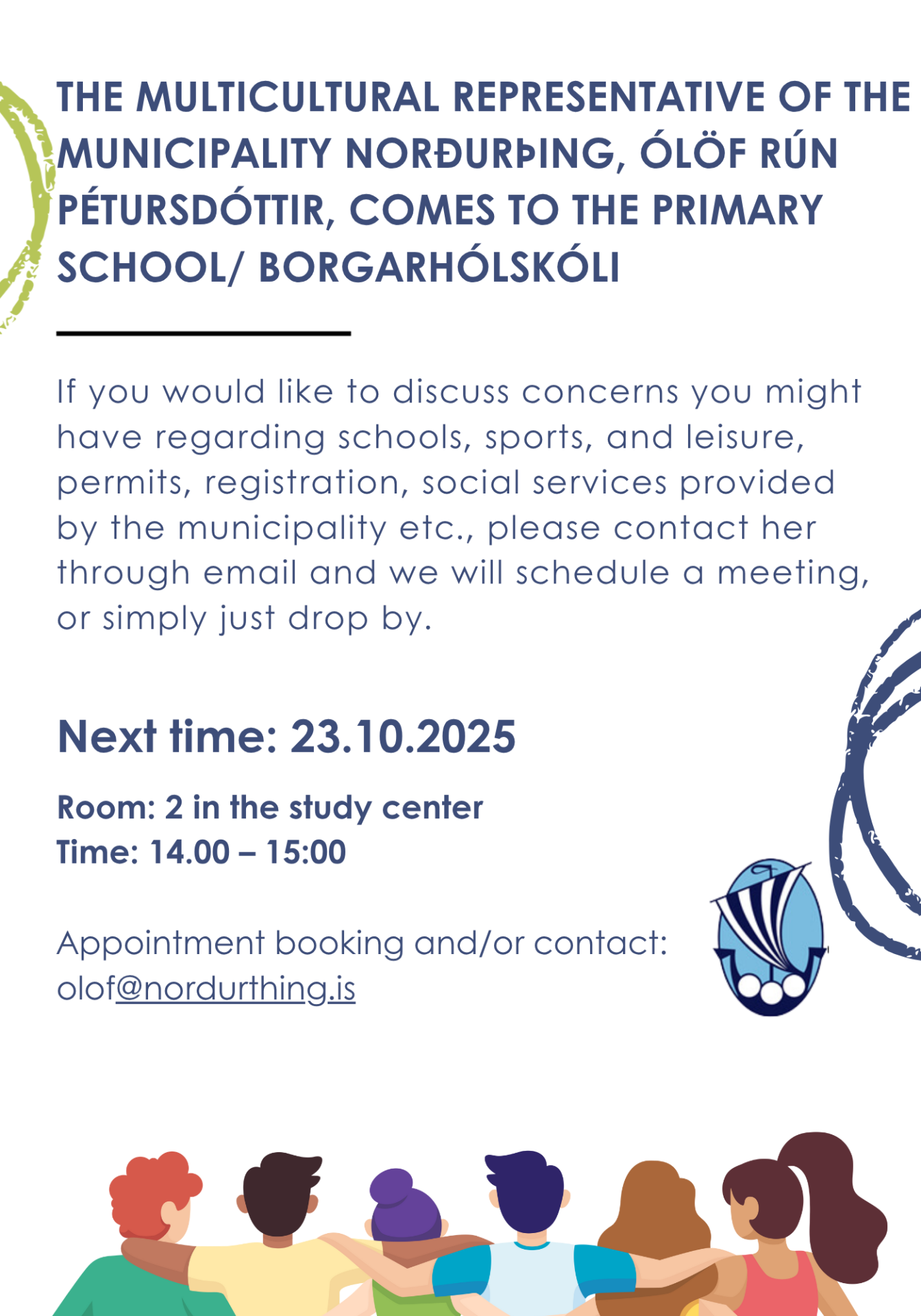 Fjölmenningarfulltrúi í Borgarhólsskóla