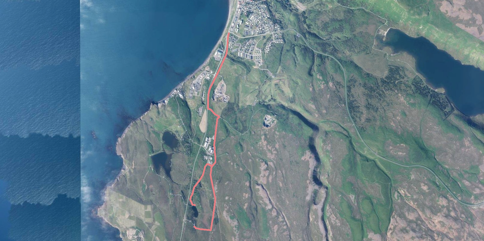 Göngustígar frá Húsavík að Yltjörn