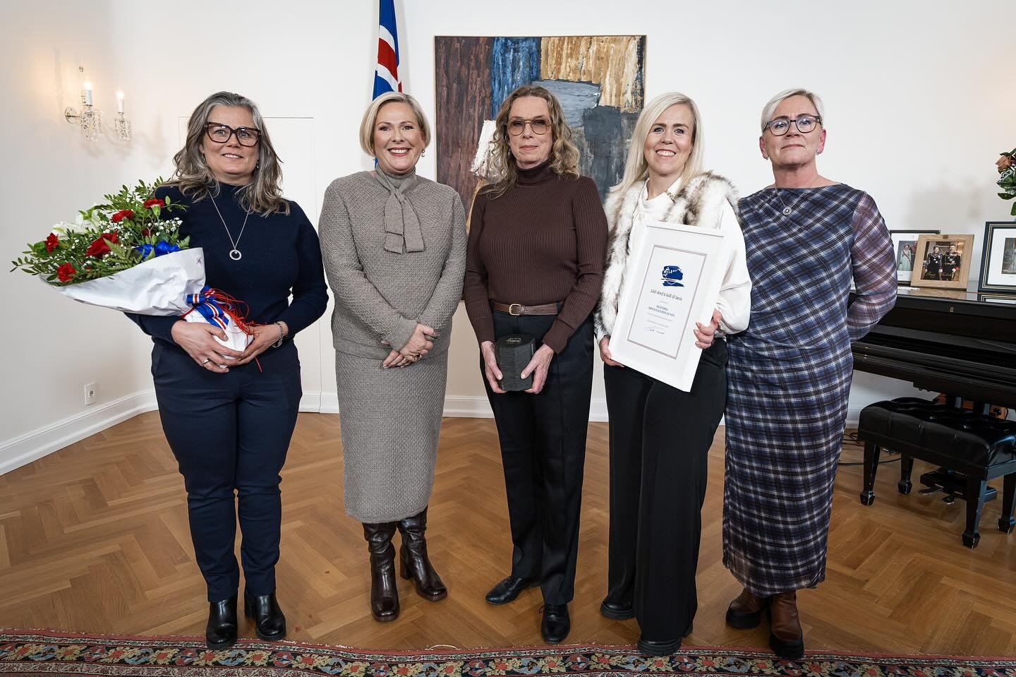 Sigríður Valdís Sæbjörnsdóttir, Halla Tómasdóttir, Þórgunnur Reykjalín, Kolbrún Ada Gunnarsdóttir og…