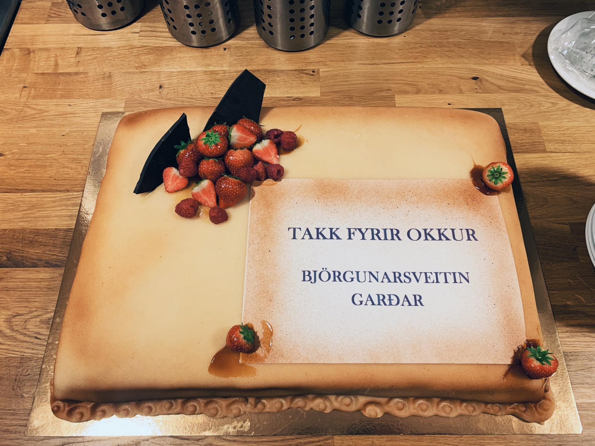 Björgunarsveitin Garðar kom færandi hendi