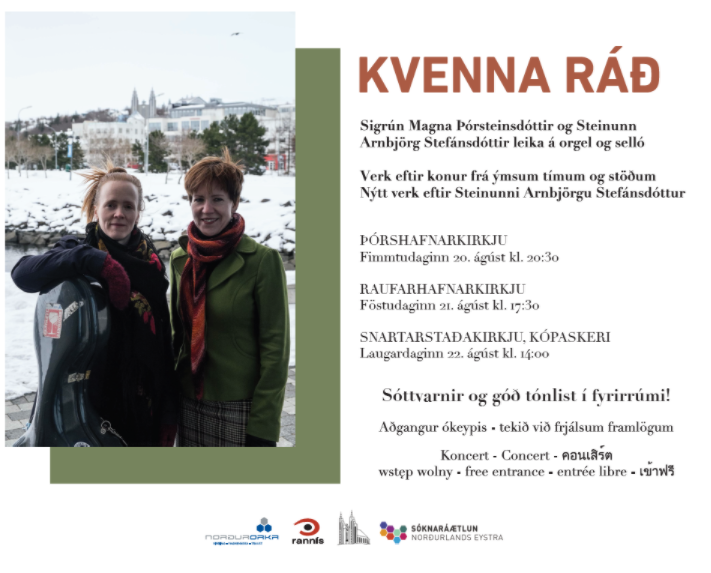 Kvenna Ráð - tónleikar á Kópaskeri og Raufarhöfn