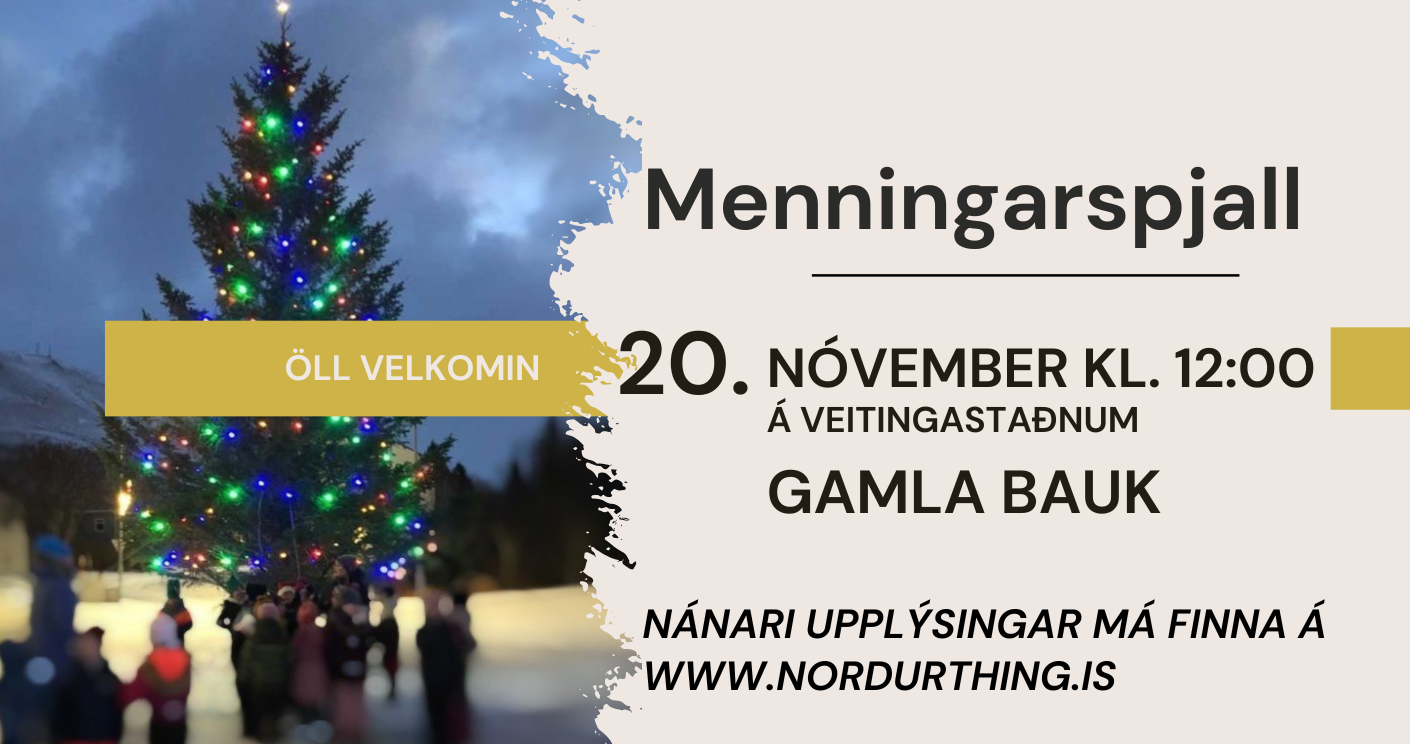 Menningarspjall 20. nóvember