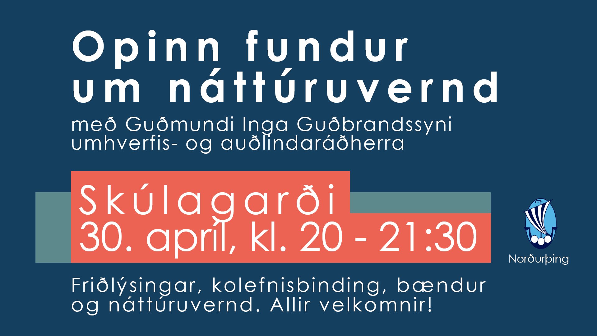 Opinn fundur um náttúruvernd