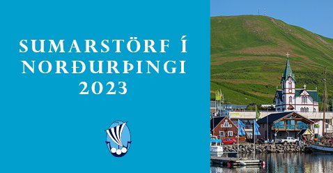Sumarstörf hjá Norðurþingi 2023