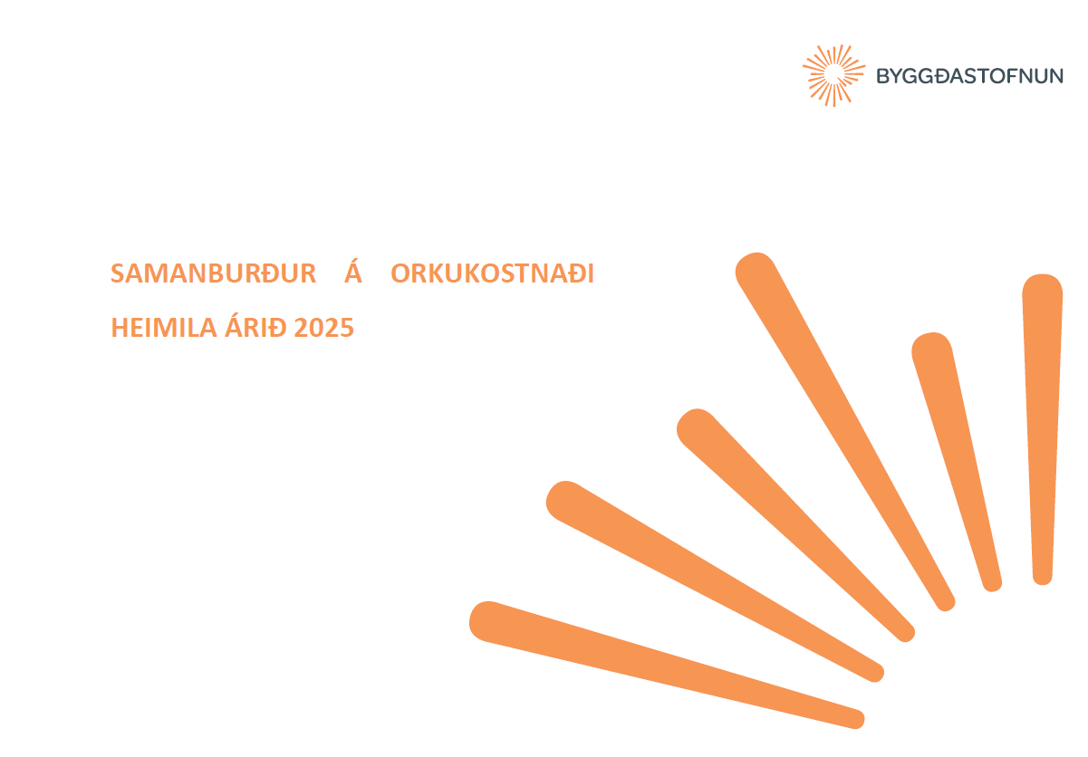 Samanburður á orkukostnaði heimila árið 2025