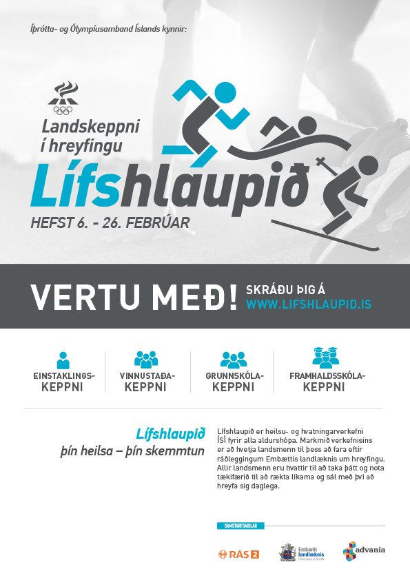 Nú er Lífshlaupið byrjað og við í Norðurþingi tökum að sjálfsögðu þátt!