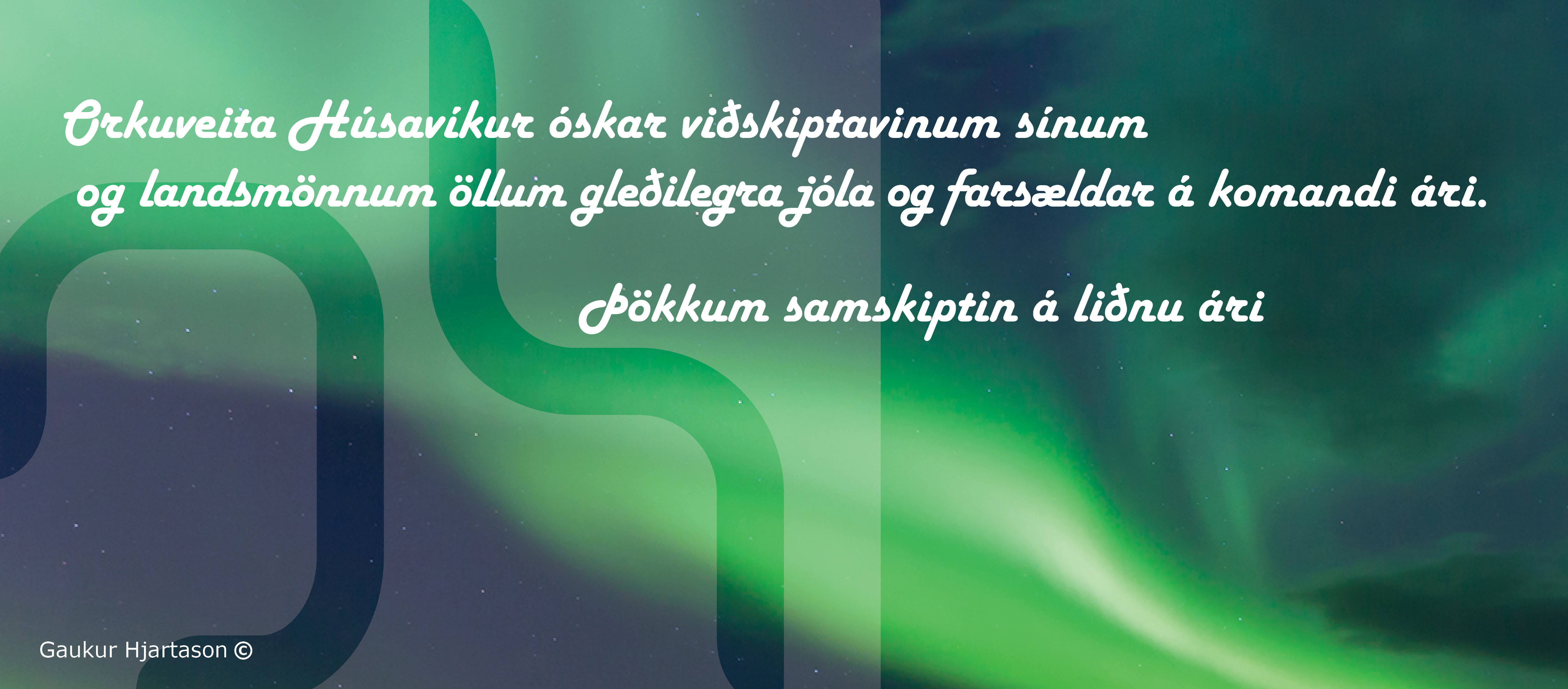 Jólakveðja frá Orkuveitu Húsavíkur