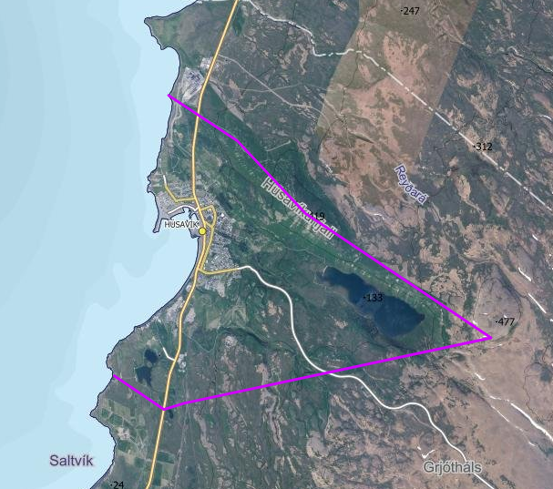 Rjúpnaveiði innan tilgreinds svæðis er bönnuð.