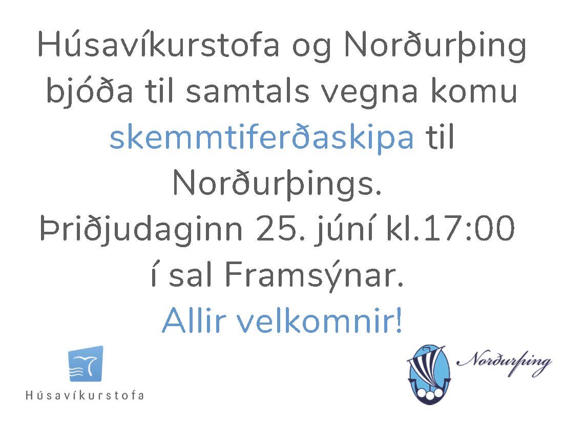 Samtalsfundur vegna komu skemmtiferðaskipa til Norðurþings