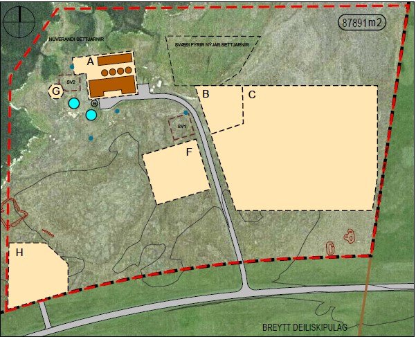 Tillaga að breytingu deiliskipulags fiskeldisstöðvar Rifóss að Lóni í Kelduhverfi
