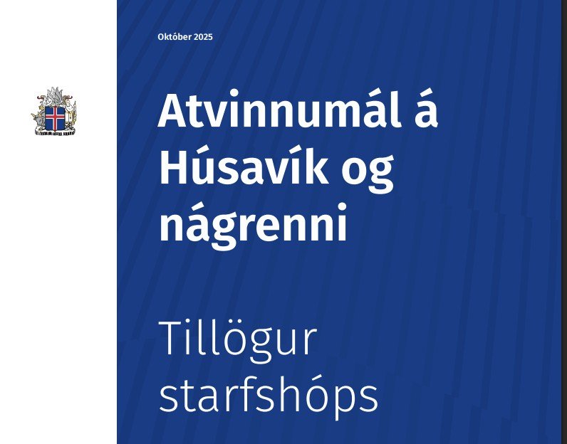 Skýrsla um atvinnumál á Húsavík og nágrenni