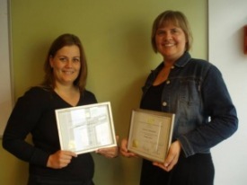 Sigríður Valdís og Guðrún Halldóra fráfarandi leikskólastjóri