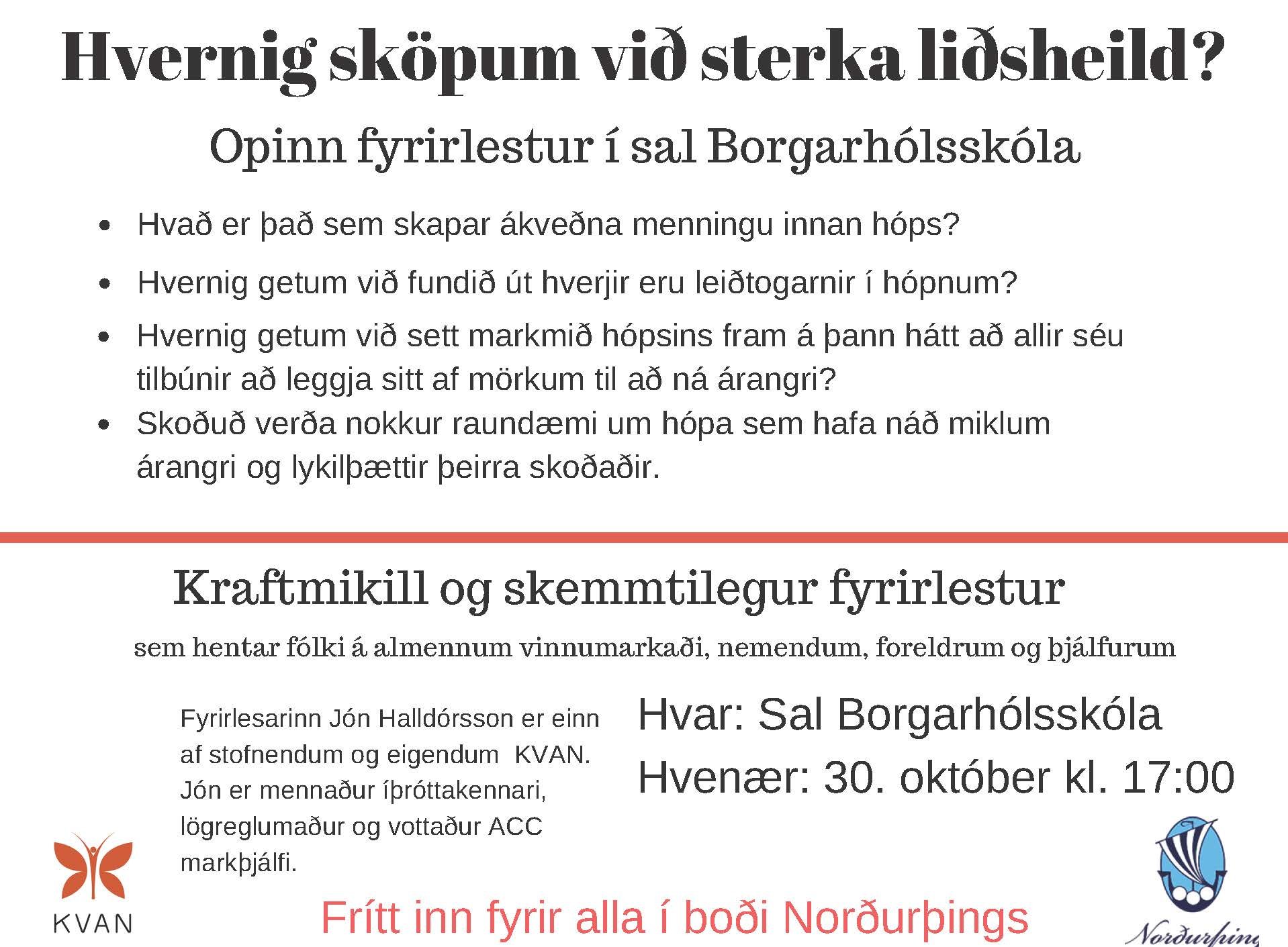 Hvernig sköpum við sterka liðsheild?