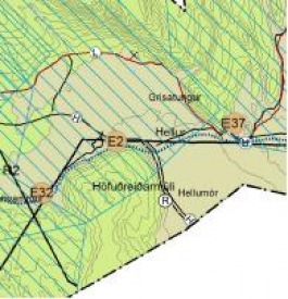 Breyting á aðalskipulagi vegna jarðstrengs frá virkjanasvæði