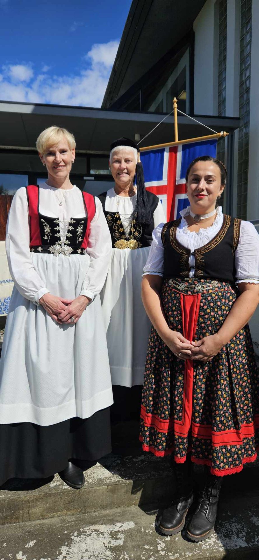 Soffía Gísladóttir, Dómhildur Antonsdóttir og Nele Marie Beitelstein